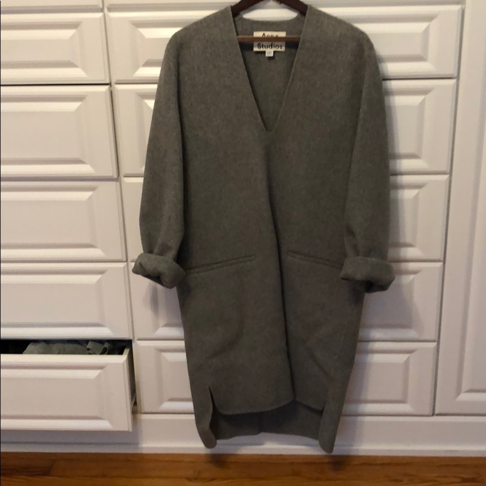 Acne Studios Wool/Cashmere Coat. Sz38.